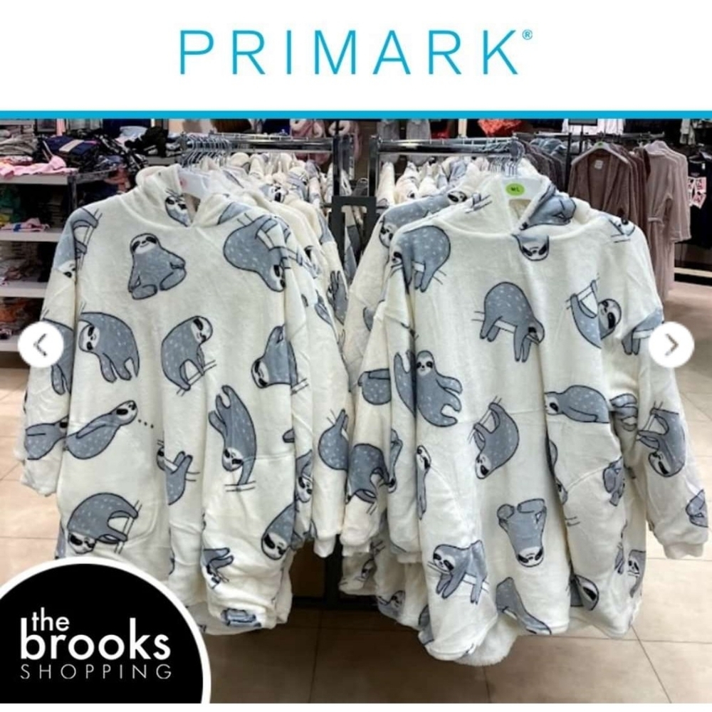 Primark Sloth "Snoodie" Fleecey Hoodie